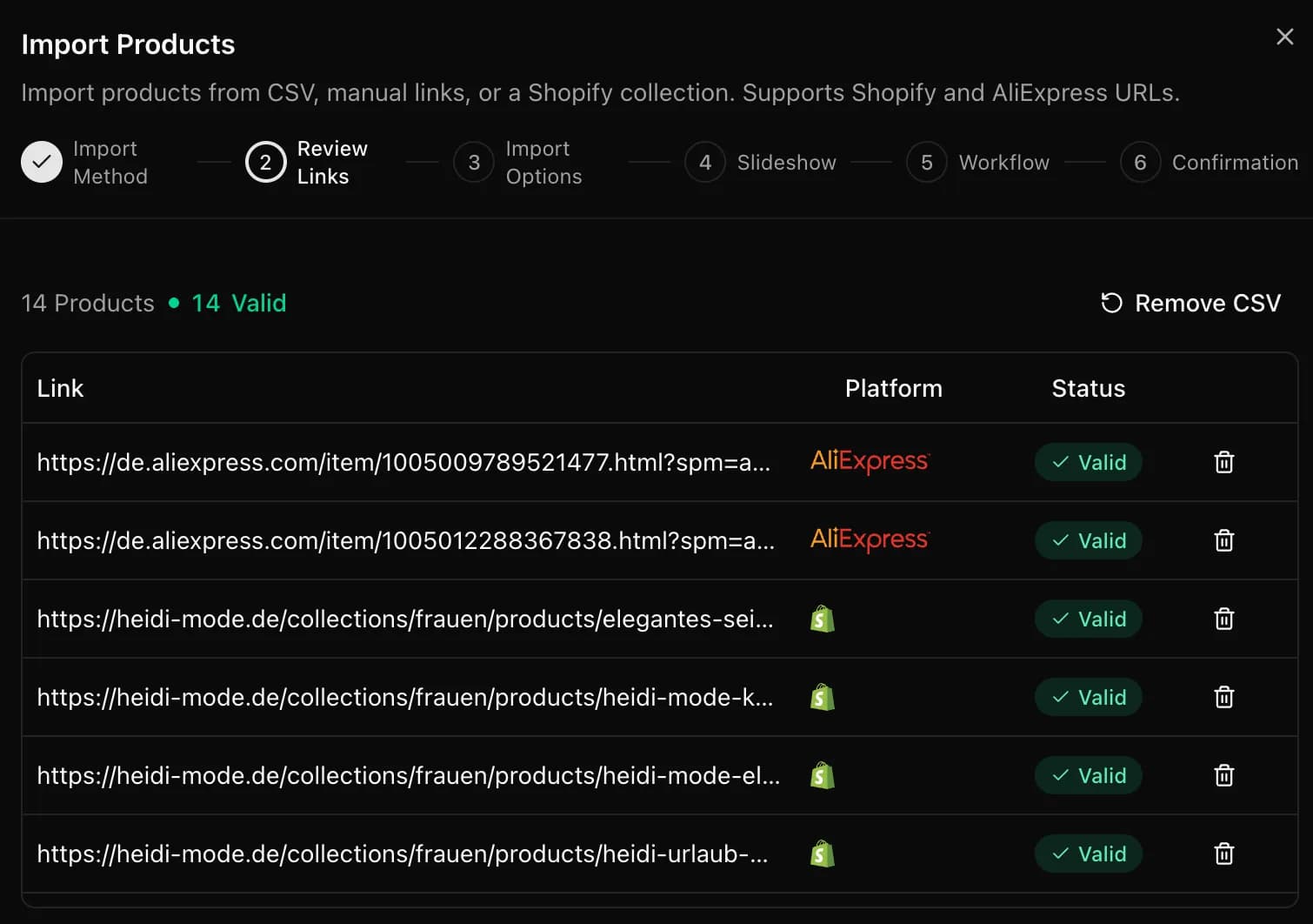 CopyHero bulk workflow execution